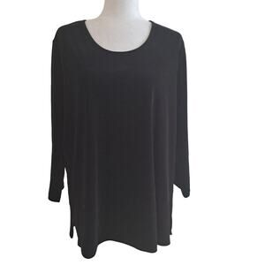 August Max Long Sleeve Velour Top